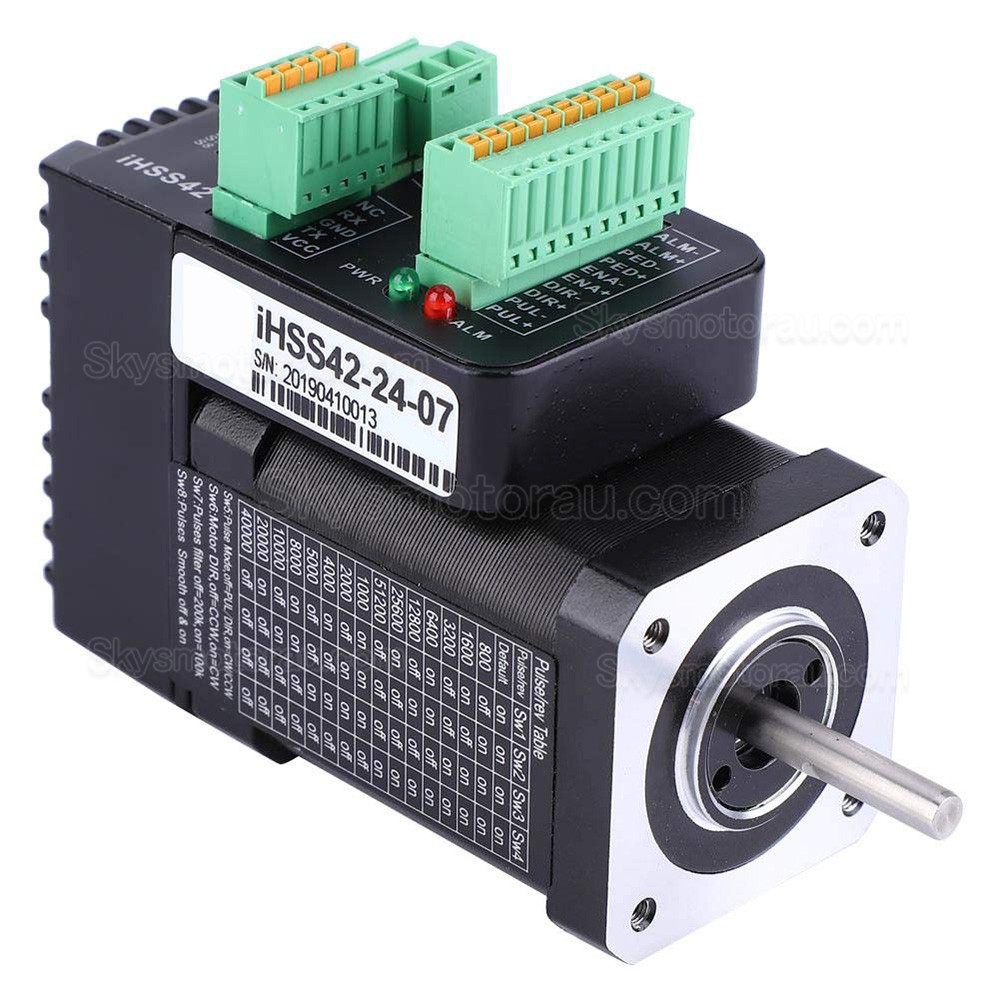 JMC iHSS42-24-07 Nema17 Closed Loop Integrated Stepper Motor 1.8 Deg 0.7Nm 24V 2 Phase
